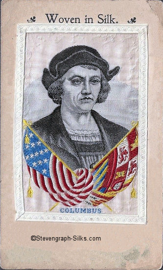 Image of Columbus withflags
