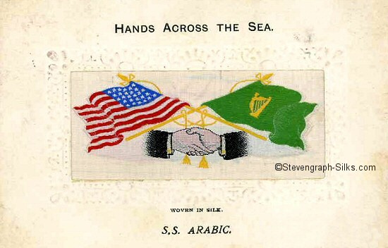 Hands Across the Sea postcard