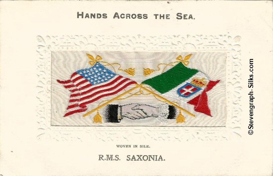 Hands Across the Sea postcard