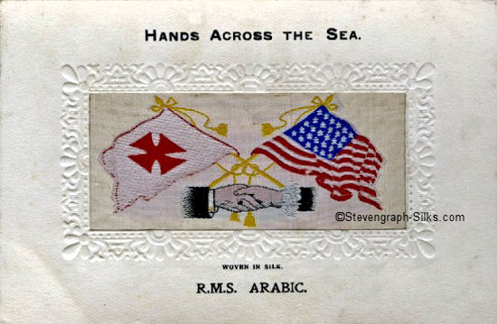 image of Malta and USA flags, with man's and woman's hands