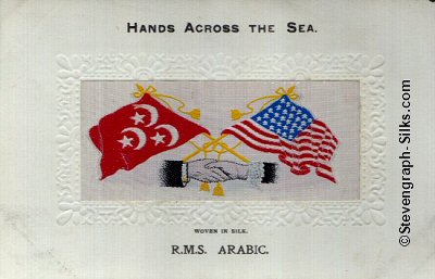 Hands Across the Sea postcard