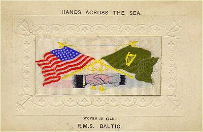 Hands Across the Sea postcard