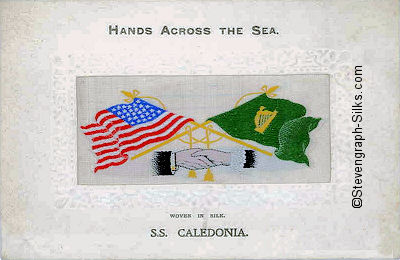 Hands Across the Sea postcard