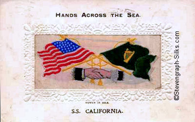 Hands Across the Sea postcard