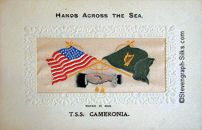 Hands Across the Sea postcard