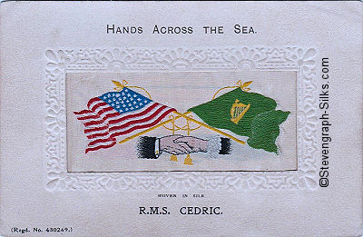 Hands Across the Sea postcard