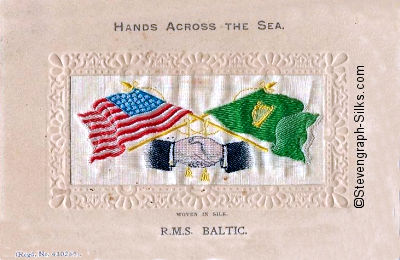 Hands Across the Sea postcard