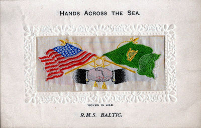 Hands Across the Sea postcard