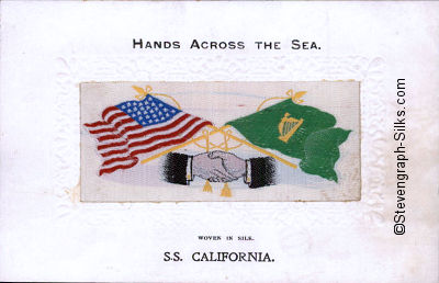 Hands Across the Sea postcard