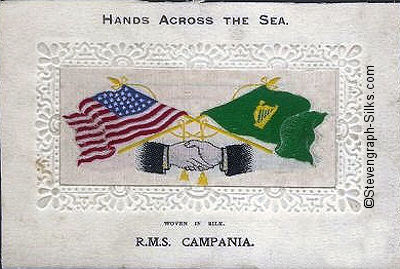 Hands Across the Sea postcard