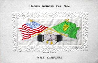 Hands Across the Sea postcard