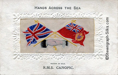 Hands Across the Sea postcard