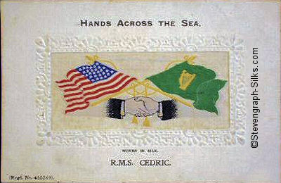 Hands Across the Sea postcard