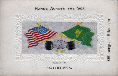 Hands Across the Sea postcard