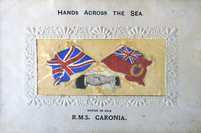 Hands Across the Sea postcard