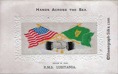 Hands Across the Sea postcard