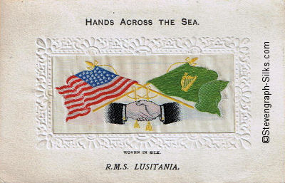 Hands Across the Sea postcard