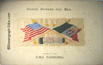 Hands Across the Sea postcard