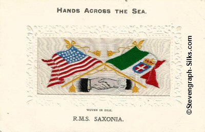 Hands Across the Sea postcard