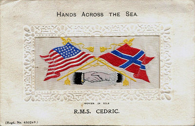 Hands Across the Sea postcard