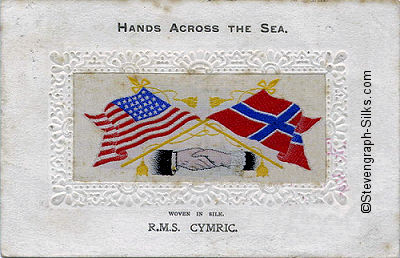 Hands Across the Sea postcard