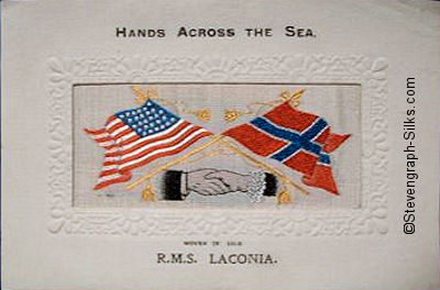 Hands Across the Sea postcard