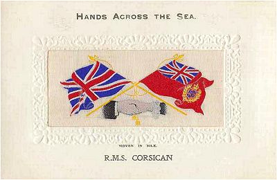 Hands Across the Sea postcard