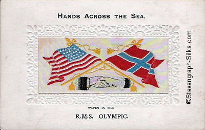 Hands Across the Sea postcard