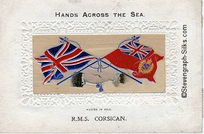 Hands Across the Sea postcard