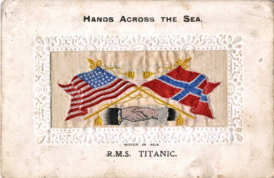 Hands Across the Sea postcard