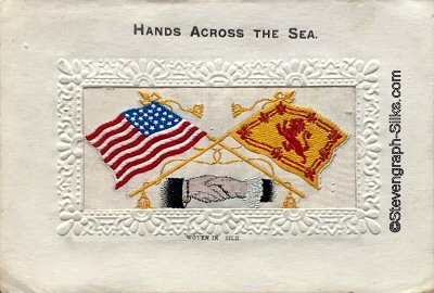 Hands Across the Sea postcard