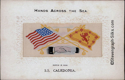 Hands Across the Sea postcard