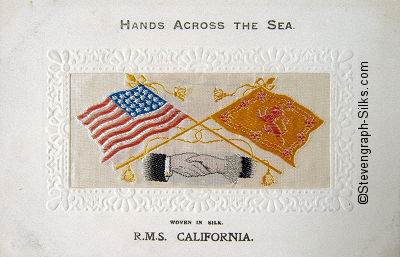 Hands Across the Sea postcard