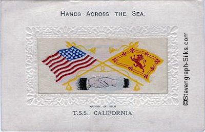 Hands Across the Sea postcard