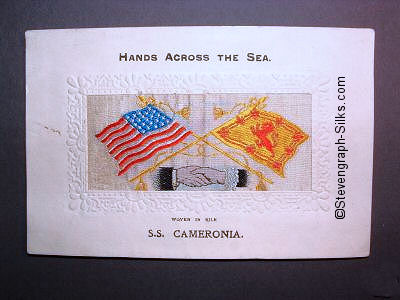 Hands Across the Sea postcard