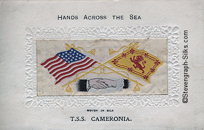 Hands Across the Sea postcard