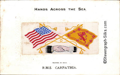 Hands Across the Sea postcard