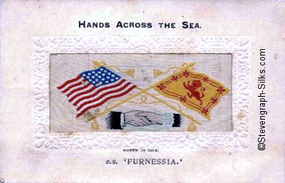 Hands Across the Sea postcard