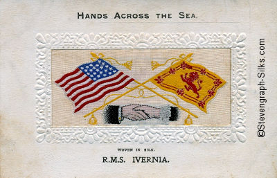 Hands Across the Sea postcard