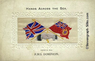 Hands Across the Sea postcard