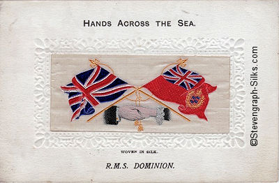 Hands Across the Sea postcard