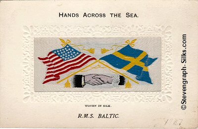 Hands Across the Sea postcard
