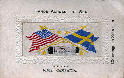 Hands Across the Sea postcard