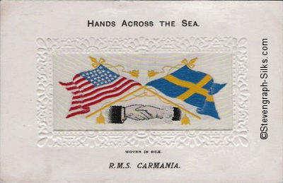 Hands Across the Sea postcard