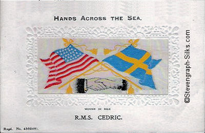 Hands Across the Sea postcard