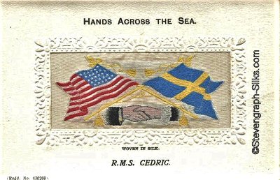 Hands Across the Sea postcard