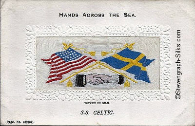 Hands Across the Sea postcard