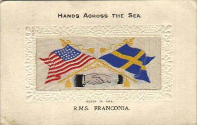 Hands Across the Sea postcard