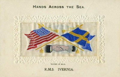 Hands Across the Sea postcard