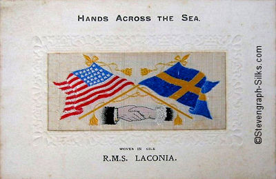 Hands Across the Sea postcard